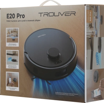 Пылесос-робот Trouver E20 Pro 75Вт черный - купить недорого с доставкой в интернет-магазине