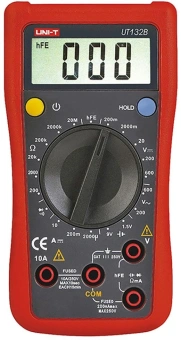 Мультиметр Uni-T UT132B цифровой красный/черный - купить недорого с доставкой в интернет-магазине