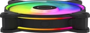 Вентилятор для корпуса Cooler Master MasterFan MF120 Halo2 ARGB 120х120x25 черный 4-pin 27дБ (MFL-B2DN-21NP2-R2) Ret - купить недорого с доставкой в интернет-магазине