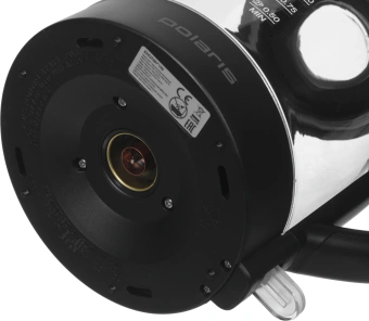 Чайник электрический Polaris PWK 1797CGL 1.8л. 2200Вт черный корпус: пластик/стекло - купить недорого с доставкой в интернет-магазине