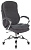 Кресло руководителя Бюрократ T-9950SL Fabric серый Alfa 44 крестов. металл хром