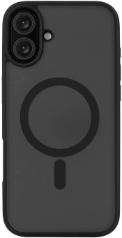 Чехол (клип-кейс) uBear для Apple iPhone 16 Plus Cloud with MagSafe черный (CS433BL67MT-I24M) - купить недорого с доставкой в интернет-магазине