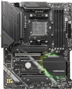 Материнская плата MSI MAG B550 TOMAHAWK MAX WIFI Soc-AM4 AMD B550 4xDDR4 ATX AC`97 8ch(7.1) 2.5Gg RAID+HDMI+DP - купить недорого с доставкой в интернет-магазине