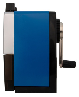 Точилка для карандашей механическая Kw-Trio 307Ablue 307A-BLU 1 отверстие металл синий - купить недорого с доставкой в интернет-магазине