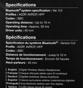 Гарнитура накладные Panasonic RB-HF520BE-K черный беспроводные bluetooth оголовье - купить недорого с доставкой в интернет-магазине