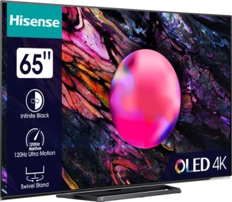 Телевизор OLED Hisense 65" 65A85K черный 4K Ultra HD 120Hz DVB-T DVB-T2 DVB-C DVB-S DVB-S2 USB WiFi Smart TV (RUS) - купить недорого с доставкой в интернет-магазине