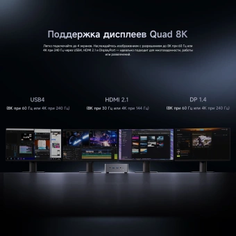 ПК Мини Chuwi AuBox Ryzen AI 9 365 (2) 32Gb SSD1Tb Radeon 880M Windows 11 Pro 2x2.5GbitEth WiFi BT 120W серебристый/черный - купить недорого с доставкой в интернет-магазине