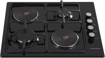 Варочная поверхность Maunfeld EEHE.64.5EB/KG черный - купить недорого с доставкой в интернет-магазине
