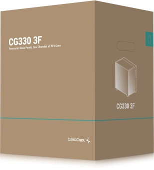 Корпус Deepcool CG330 3F черный без БП mATX 2xUSB3.0 audio bott PSU - купить недорого с доставкой в интернет-магазине