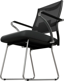 Кресло Метта Sit Air 24/7 M4-281K - Italy (F54) черный сиденье черный сетка/ткань полозья хром - купить недорого с доставкой в интернет-магазине