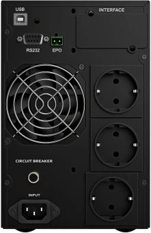 Источник бесперебойного питания Powercom Macan Plus MAC1000TEN 1000Вт 1000ВА черный - купить недорого с доставкой в интернет-магазине