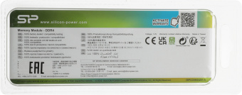 Память DDR4 8GB 3200MHz Silicon Power SP008GBLFU320B02 RTL PC4-25600 CL22 DIMM 288-pin 1.2В single rank Ret - купить недорого с доставкой в интернет-магазине