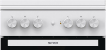 Плита Комбинированная Gorenje GK5A42WF-B белый (металлическая крышка) реш.чугун - купить недорого с доставкой в интернет-магазине