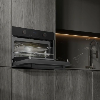 Духовой шкаф Электрический Weissgauff OE 4551 DB Black Edition черный - купить недорого с доставкой в интернет-магазине
