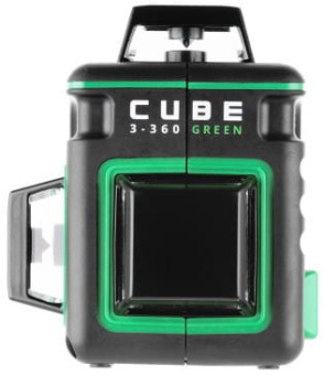 Уровень лазер. Ada Cube 3-360 GREEN Professional Edition 2кл.лаз. 520нм цв.луч. зеленый 3луч. (А00573) - купить недорого с доставкой в интернет-магазине