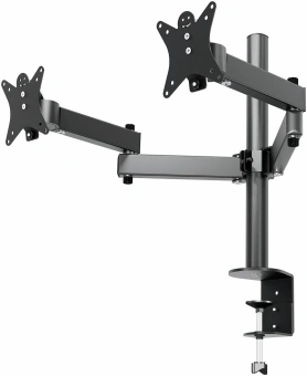 Кронштейн для мониторов Holder MDS-SU203-B черный 13"-32" макс.8кг настольный поворот и наклон верт.перемещ. - купить недорого с доставкой в интернет-магазине