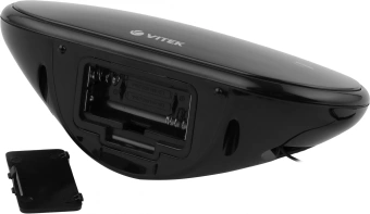 Радиобудильник Vitek VT-6602 черный LCD часы:цифровые AM/FM - купить недорого с доставкой в интернет-магазине