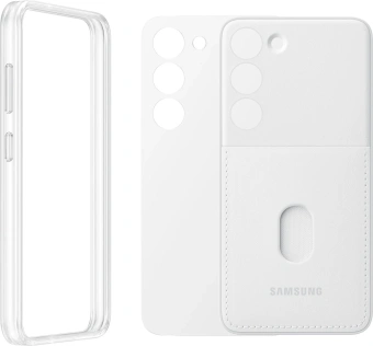 Чехол (клип-кейс) Samsung для Samsung Galaxy S23 Frame Case белый (EF-MS911CWEGRU) - купить недорого с доставкой в интернет-магазине