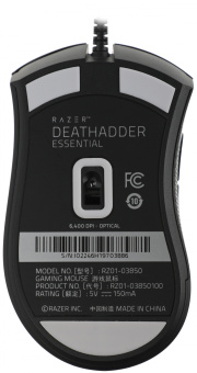 Мышь Razer DeathAdder Essential черный оптическая 6400dpi USB 5but (RZ01-03850100-R3C1) - купить недорого с доставкой в интернет-магазине