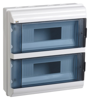 Щит распределительный IEK MKP72-N3-24-55 КМПн-24 IP55 для установки модульных устройств навесной 306мм 108мм 328мм 660B 24мод. пластик IP55 белый (упак.:1шт) - купить недорого с доставкой в интернет-магазине