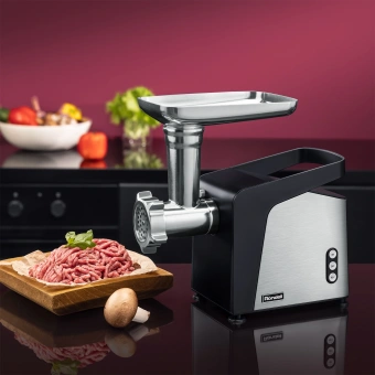 Мясорубка Rondell RDE-1455 2000Вт стальной - купить недорого с доставкой в интернет-магазине