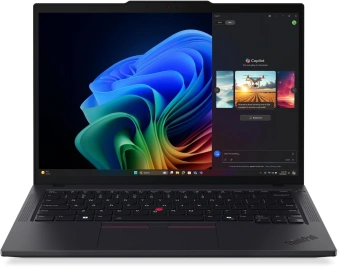Ноутбук Lenovo ThinkPad T14 G6 Core Ultra 7 255U 16Gb SSD512Gb Intel Graphics 14" IPS WUXGA (1920x1200) Windows 11 Pro 64 black WiFi BT Cam (21QDS2D900) - купить недорого с доставкой в интернет-магазине