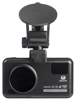 Видеорегистратор с радар-детектором Playme MARK GPS черный - купить недорого с доставкой в интернет-магазине