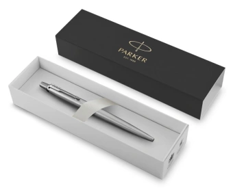 Ручка шариков. Parker Jotter Core K61 (1953170) Stainless Steel CT M син. черн. подар.кор. - купить недорого с доставкой в интернет-магазине