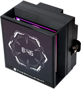 Система водяного охлаждения Thermalright Hyper Vision 360 ARGB Soc-AM5/AM4/1151/1200/2066/2011/1700 черный 4-pin 27dB Al LCD Ret (H-VISION-360-BL-ARGB) - купить недорого с доставкой в интернет-магазине