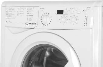 Стиральная машина Indesit IWSD 51051 CIS класс: A загр.фронтальная макс.:5кг белый - купить недорого с доставкой в интернет-магазине