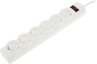 Сетевой фильтр Defender DFS 153 3м (6 розеток) белый (коробка) - купить недорого с доставкой в интернет-магазине