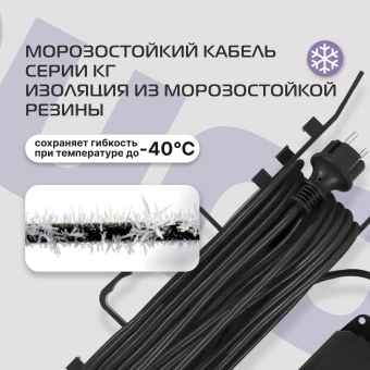 Сетевой удлинитель Buro BU-PS3.20/FRB-16 20м (3 розетки) черный (пакет ПЭ) - купить недорого с доставкой в интернет-магазине