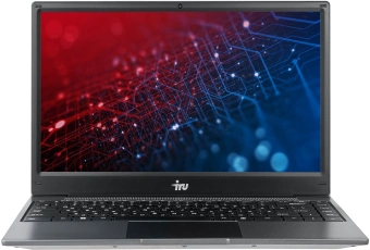 Ноутбук IRU Калибр 14TLH Core i5 1135G7 8Gb SSD256Gb Intel Iris Xe graphics 14.1" IPS FHD (1920x1080) FreeDOS grey WiFi BT Cam 4500mAh (1912675) - купить недорого с доставкой в интернет-магазине