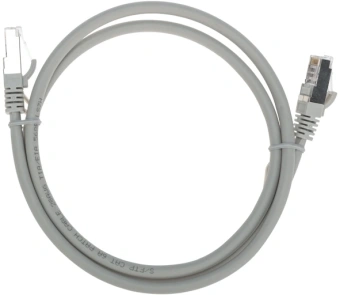 Патч-корд Rexant 02-0390-1 S/FTP RJ-45 вил.-вилка RJ-45 кат.6A 1м серый LSZH - купить недорого с доставкой в интернет-магазине
