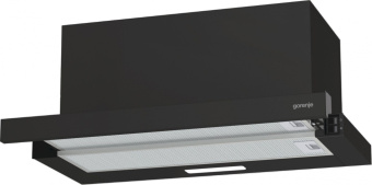 Вытяжка встраиваемая Gorenje TH606E7B черный управление: кнопочное (1 мотор) - купить недорого с доставкой в интернет-магазине