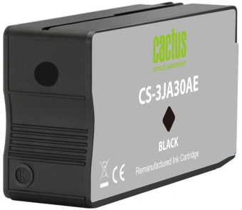 Картридж струйный Cactus CS-3JA30AE 963XL черный пигментный (58мл) для HP OfficeJet Pro 9010/9010e/9012/9014/9015/9016/9019 с чипом - купить недорого с доставкой в интернет-магазине