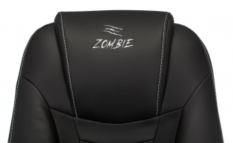Кресло игровое Zombie 8 черный эко.кожа крестов. пластик - купить недорого с доставкой в интернет-магазине