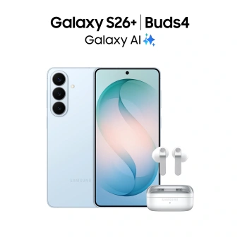 Смартфон Samsung SM-S947B Galaxy S26+ 256Gb 12Gb голубой моноблок 3G 4G 2Sim 6.7" 1440x3120 Android 16 50Mpix 802.11 a/b/g/n/ac/ax/be NFC GPS GSM900/1800 GSM1900 Protect - купить недорого с доставкой в интернет-магазине