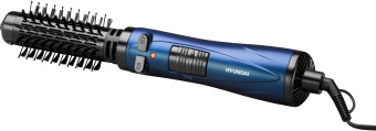 Фен-щетка Hyundai H-HB0110 1000Вт синий - купить недорого с доставкой в интернет-магазине