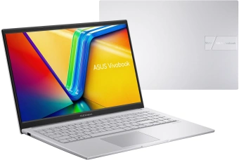 Ноутбук Asus Vivobook 15 X1504ZA-BQ1104 Core i3 1215U 8Gb SSD512Gb Intel UHD Graphics 15.6" IPS FHD (1920x1080) noOS silver WiFi BT Cam (90NB1022-M01MB0) - купить недорого с доставкой в интернет-магазине