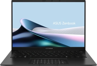 Ноутбук Asus Zenbook 14 UM3406GA-QD009 Ryzen AI 7 445 32Gb SSD1Tb AMD Radeon 840M 14" OLED WUXGA (1920x1200) без ОС black WiFi BT Cam Bag (90NB17R1-M00650) - купить недорого с доставкой в интернет-магазине