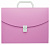 Портфель Бюрократ Pastel PASTPP01PINK 1 отдел. A4 пластик 0.7мм розовый