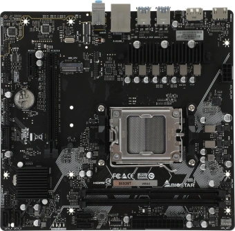 Материнская плата Biostar B650MT Socket AM5 AMD B650 2xDDR5 mATX AC`97 8ch(7.1) GbLAN RAID+HDMI+DP - купить недорого с доставкой в интернет-магазине