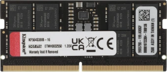 Память DDR5 16GB 6400MHz Kingston KF564S38IB-16 Fury Impact RTL PC5-51200 CL38 SO-DIMM ECC 262-pin 1.35В single rank Ret - купить недорого с доставкой в интернет-магазине