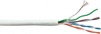 Кабель информационный Lanmaster LAN-5EFTP-PT-LSZH-WH кат.5E FTP 4 пары 26AWG LSZH внутренний 305м серый - купить недорого с доставкой в интернет-магазине