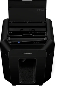 Шредер Fellowes AutoMax 90М черный с автоподачей (секр.P-4) фрагменты 90лист. 17лтр. скрепки скобы пл.карты - купить недорого с доставкой в интернет-магазине
