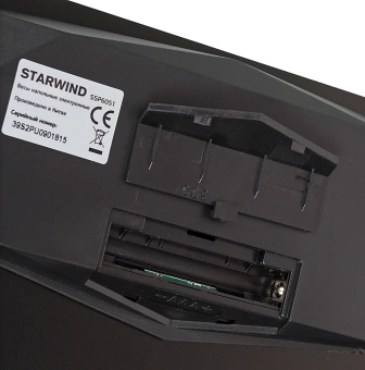 Весы напольные электронные Starwind SSP6051 макс.180кг черный - купить недорого с доставкой в интернет-магазине