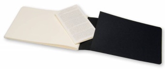 Блокнот для рисования Moleskine ART CAHIER SKETCH ALBUM ARTSKA3 Large 130х210мм обложка картон 88стр. черный - купить недорого с доставкой в интернет-магазине