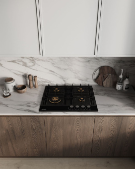 Газовая варочная поверхность Weissgauff HGG 6445 BL Volcano Burner черный - цена, купить или заказать с доставкой в интернет-магазине Газовая варочная поверхность Weissgauff HGG 6445 BL Volcano Burner черный - купить недорого с доставкой в интернет-магазине