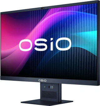 Моноблок Osio BaseLine B240I-019C 23.8" Full HD i5 1235U (1.3) 16Gb SSD512Gb Iris Xe Windows 11 Pro GbitEth WiFi BT 84W Cam темно-синий 1920x1080 (RUS) - купить недорого с доставкой в интернет-магазине